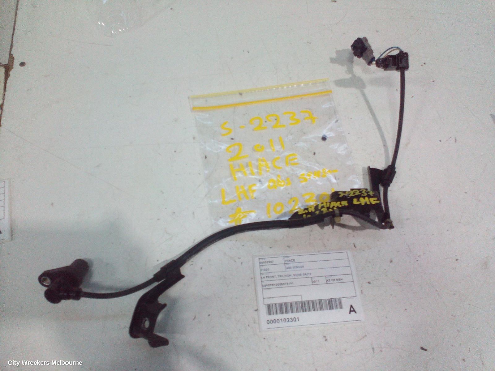 TOYOTA HIACE ABS SENSOR, LH FRONT, W/ LOOM TYPE, TRH/KDH, 03/2005 - 04/2019 - Image 2