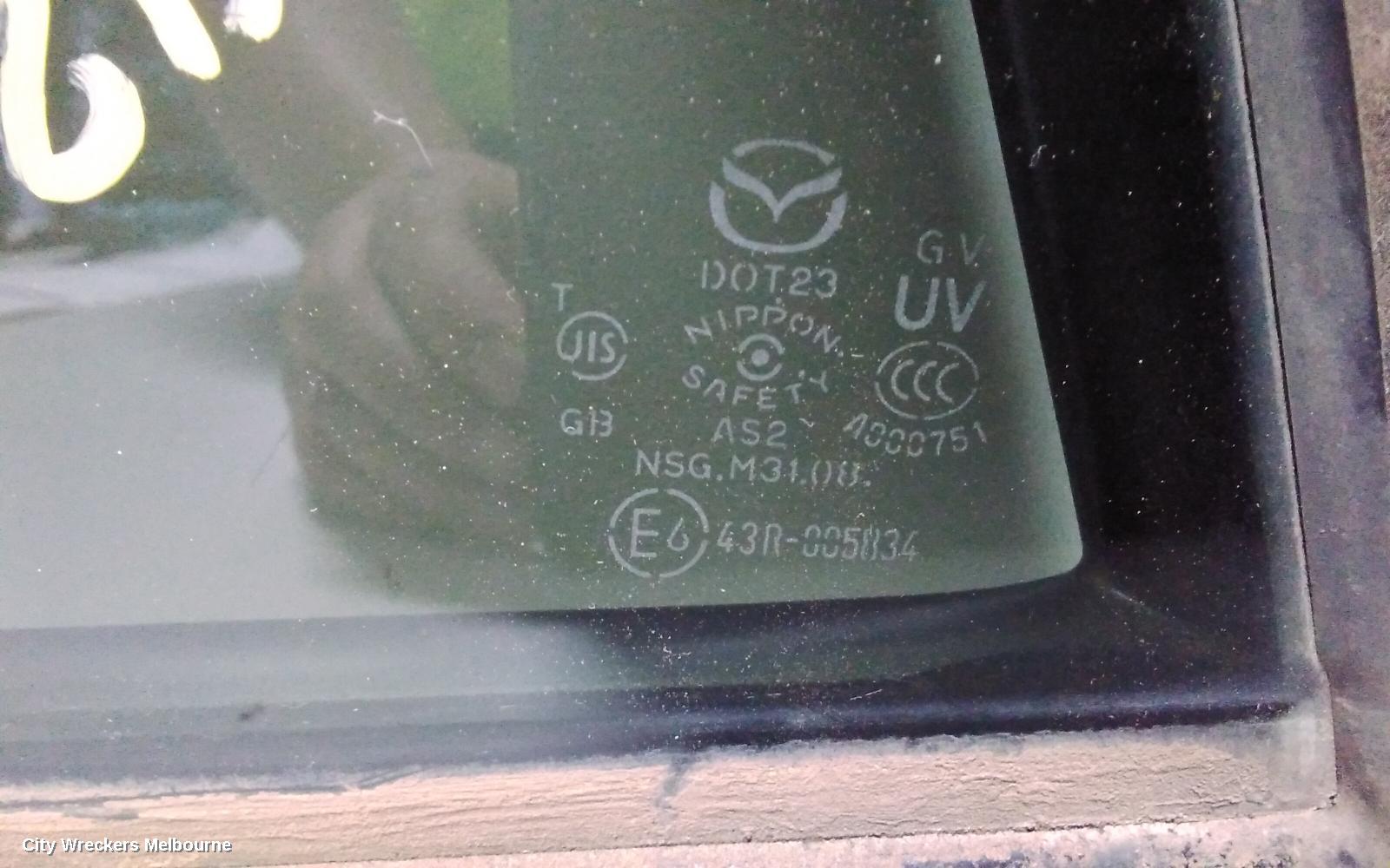 MAZDA CX5 LEFT REAR 1/4 DOOR GLASS, KE, STANDARD TYPE, 02/2012 - 12/2016 - Image 2