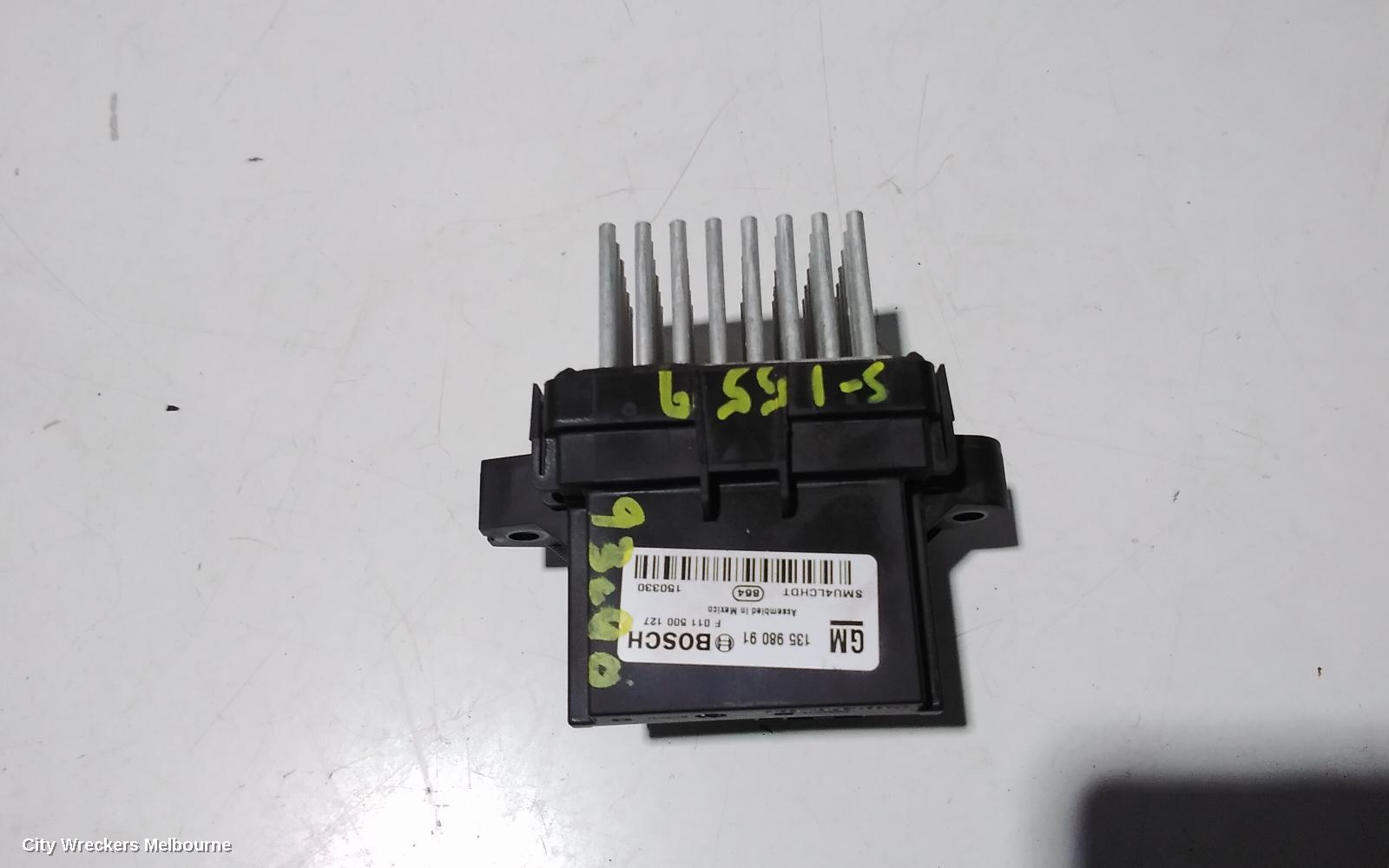 HOLDEN COMMODORE FAN SPEED RESISTOR, VF, STANDARD TYPE, 05/2013 - 12/2017 - Image 2