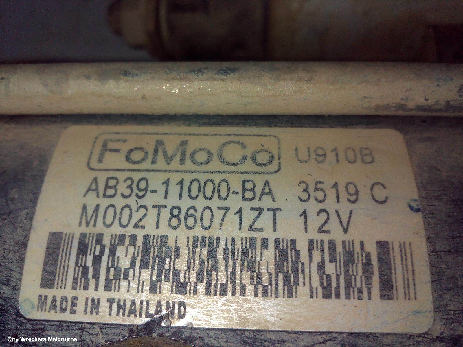 FORD RANGER STARTER, DIESEL, 3.2, AUTO/MANUAL T/M, PX SERIES 1-3, 06/2011 - 04/2022 - Image 3