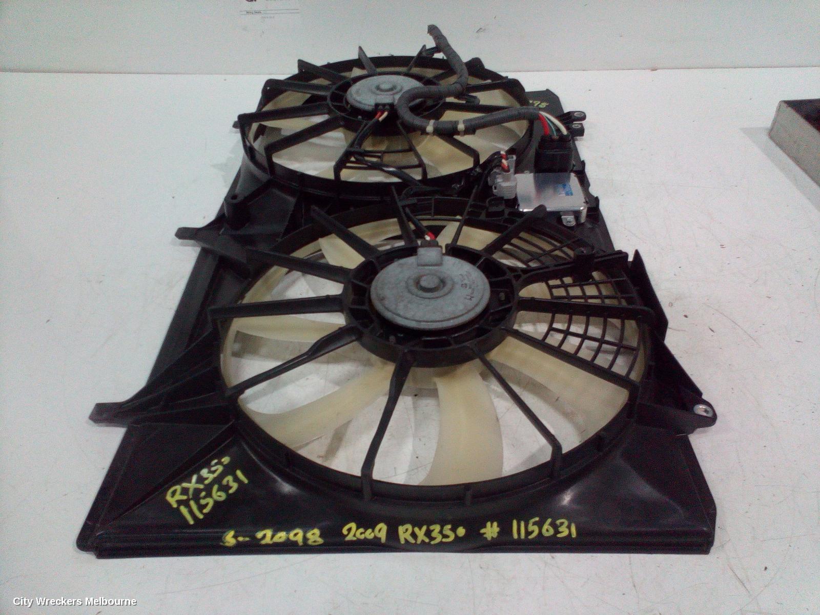 LEXUS RX SERIES FAN, RX350, RAD FAN, 3.5, 2GR, GGL15R, 12/2008 - 08/2015 - Image 1