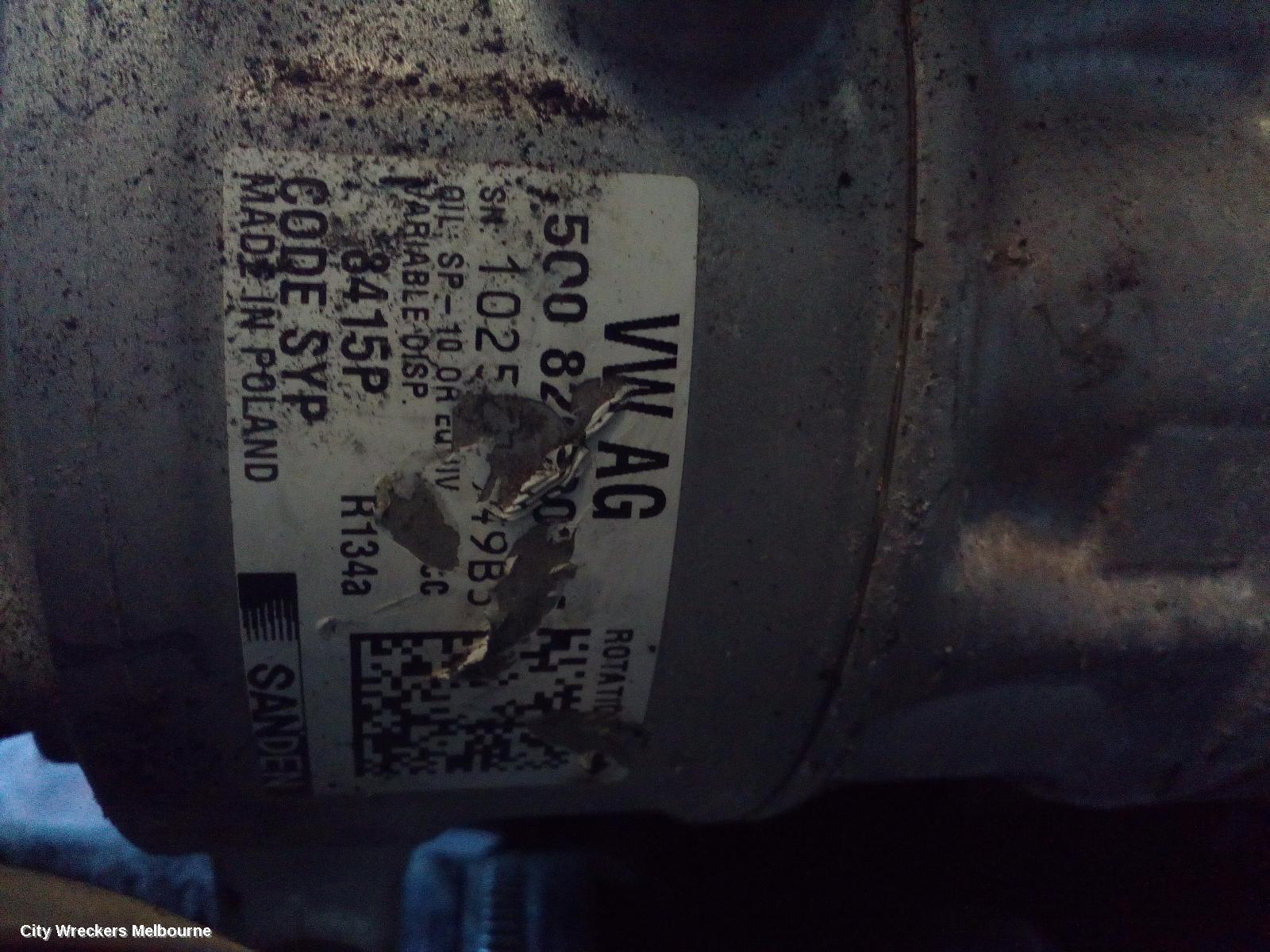 VOLKSWAGEN TIGUAN A/C COMPRESSOR, 5NA, 2.0, PETROL, 06/2016 ONWARDS - Image 3