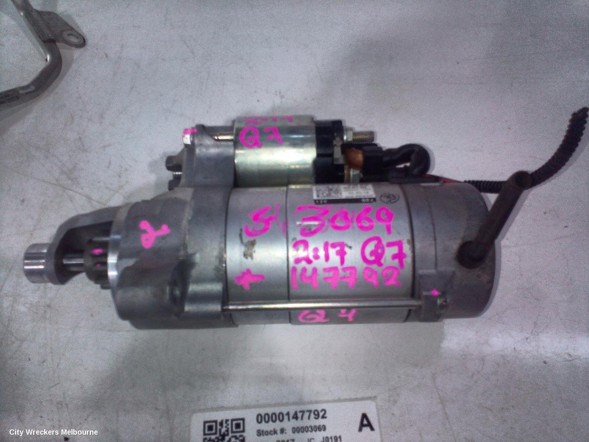 AUDI Q7 STARTER, 4M, DIESEL, 3.0/4.0, TURBO, 1.9KW, DENSO BRAND, 07/2015 - 03/2020 - Image 1