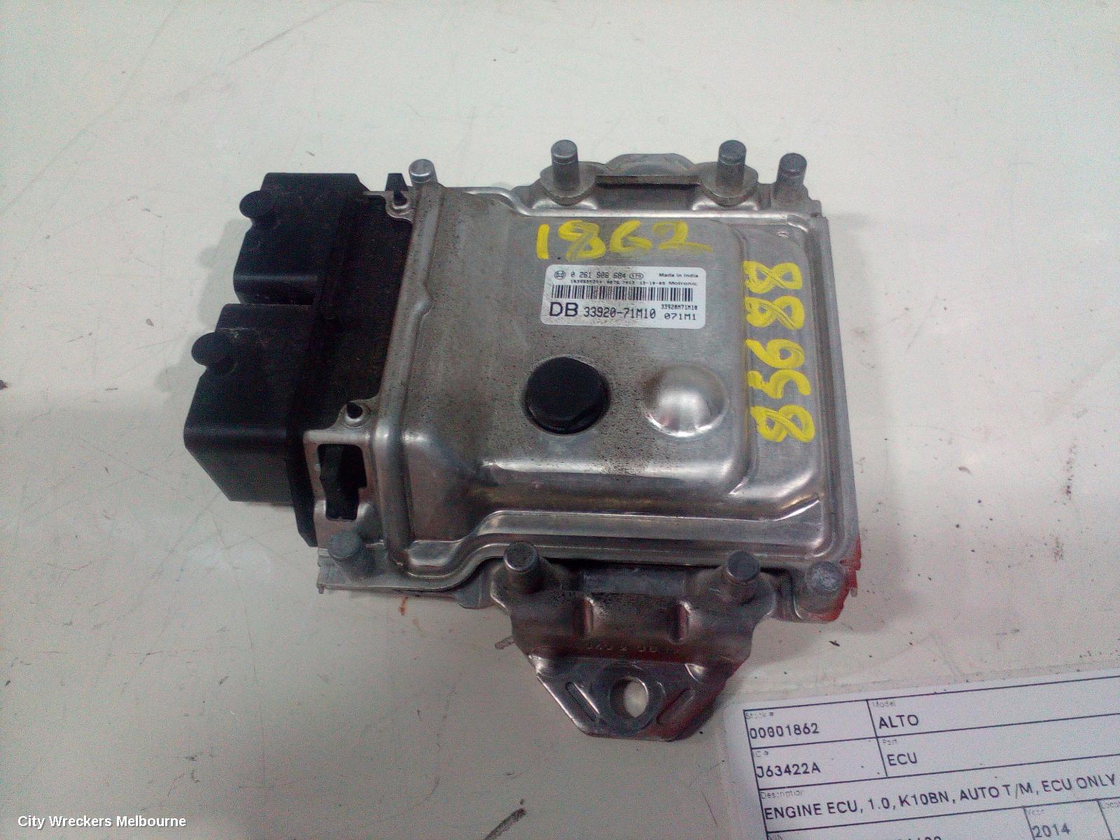 SUZUKI ALTO ECU, ENGINE ECU, 1.0, K10BN, AUTO T/M, ECU ONLY, GF, 07/2009 - 12/2014 - Image 3