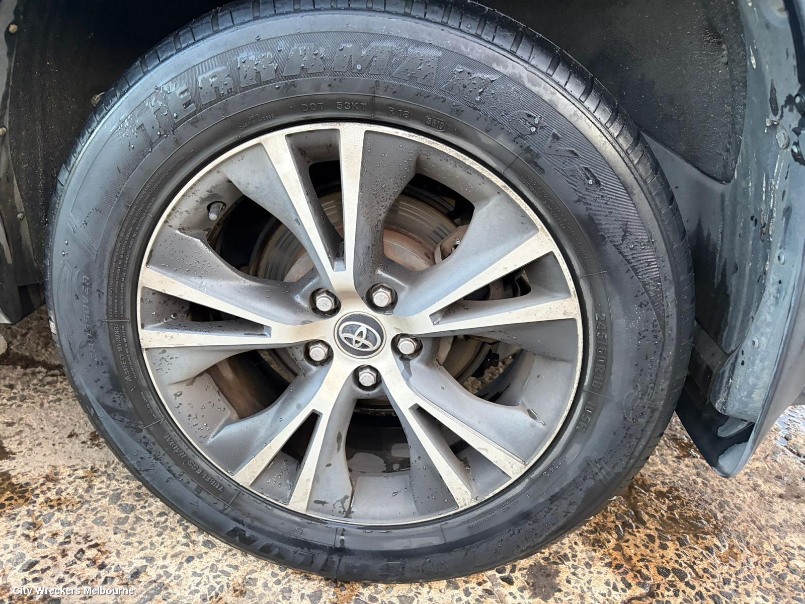 TOYOTA KLUGER WHEEL MAG, FACTORY, 18X7.5IN, GXL, GSU50/GSU55, 12/2013 - 10/2016 - Image 1