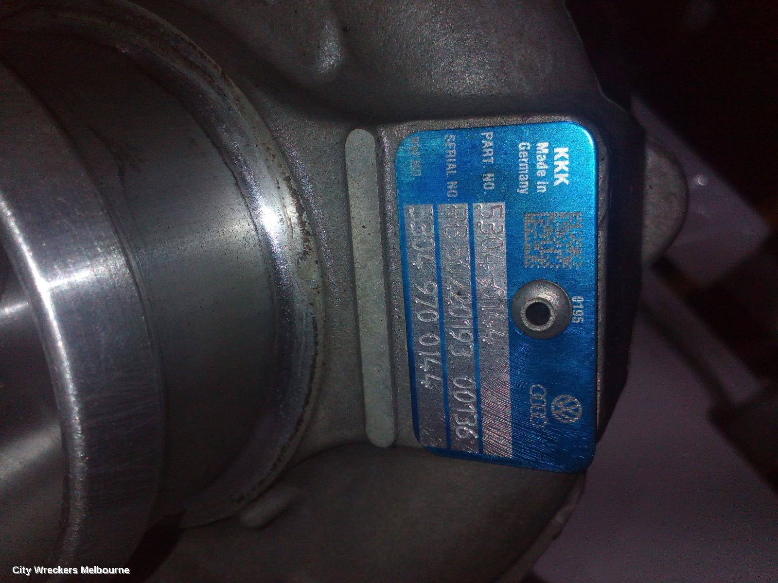 VOLKSWAGEN AMAROK TURBO SUPERCHARGER, LOWER TURBO ONLY, DIESEL, 2.0, CNEA/CSHA CODE, 2H, 12/2010 - Image 2