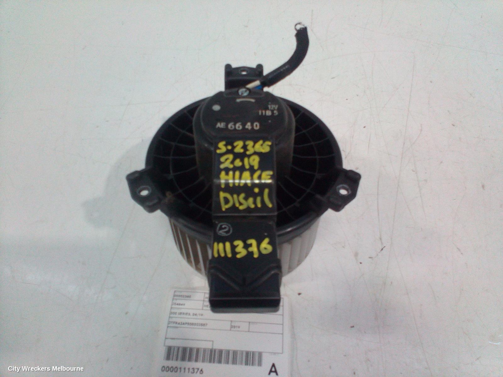 TOYOTA HIACE HEATER FAN MOTOR, 300 SERIES, 02/2019 ONWARDS - Image 2