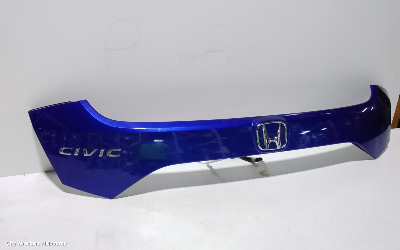 HONDA CIVIC REAR GARNISH, TAILGATE GARNISH, 10TH GEN, HATCH, TYPE R, 06/2017 - 08/2021 - Image 2