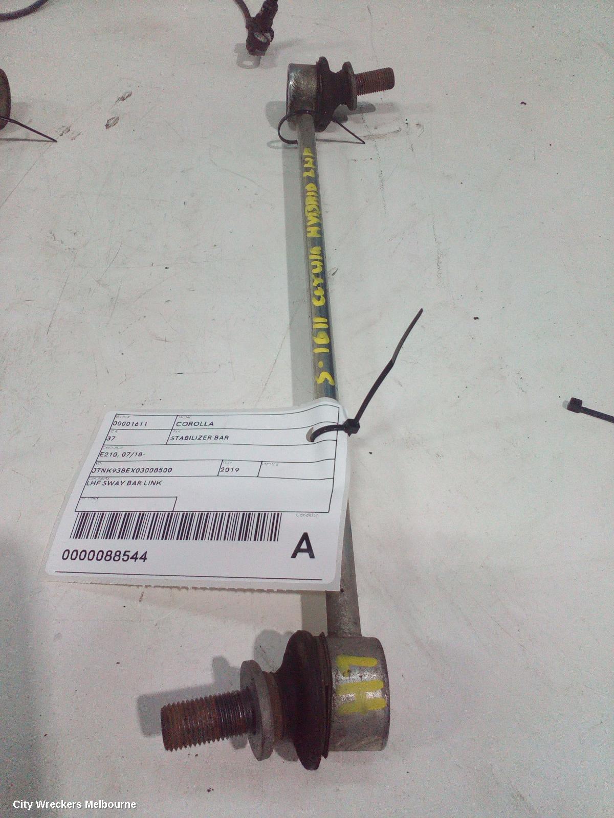 TOYOTA COROLLA STABILISER BAR, E210, HATCH, 07/2018 ONWARDS - Image 1