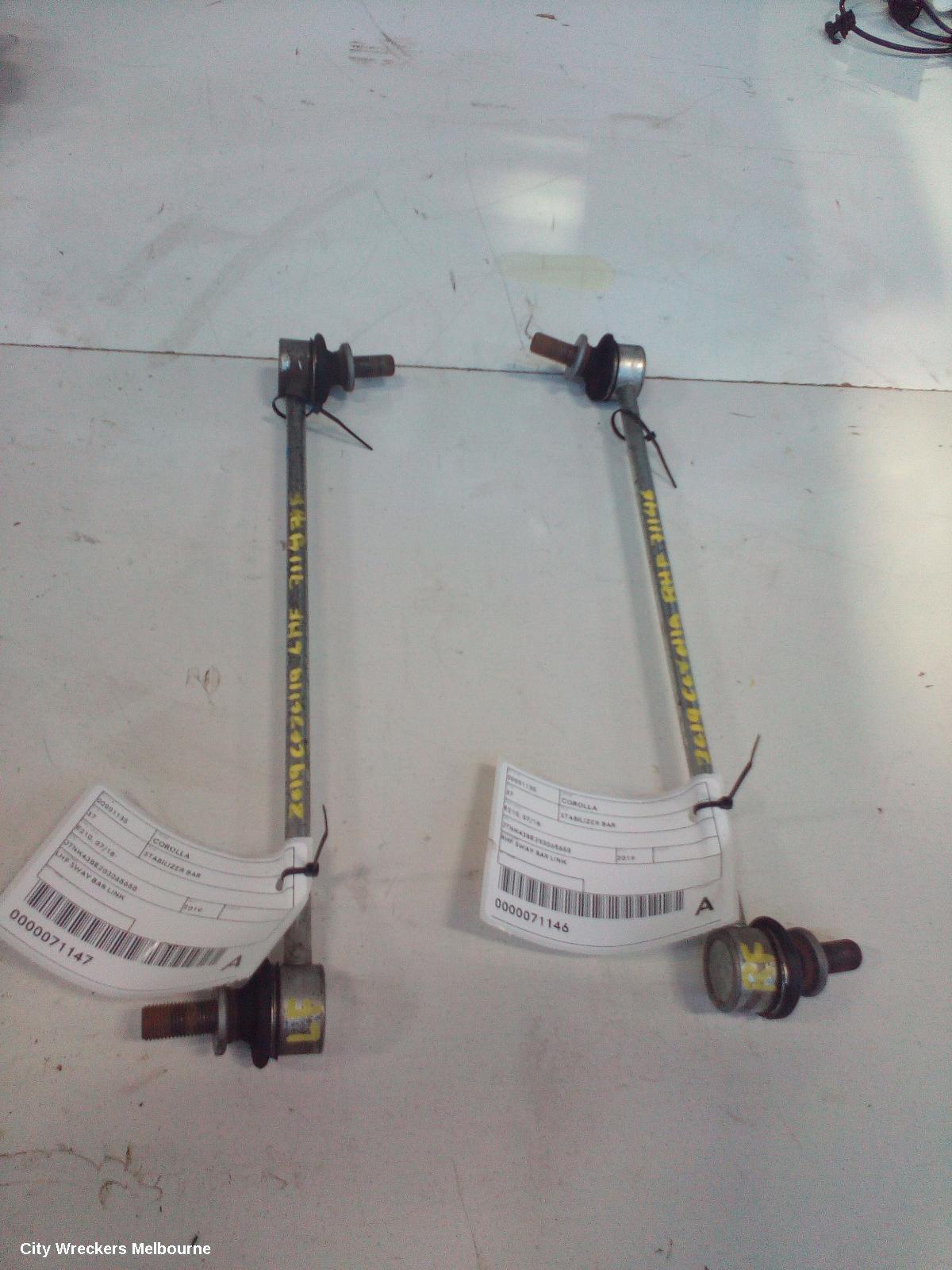 TOYOTA COROLLA STABILISER BAR, E210, HATCH, 07/2018 ONWARDS - Image 2