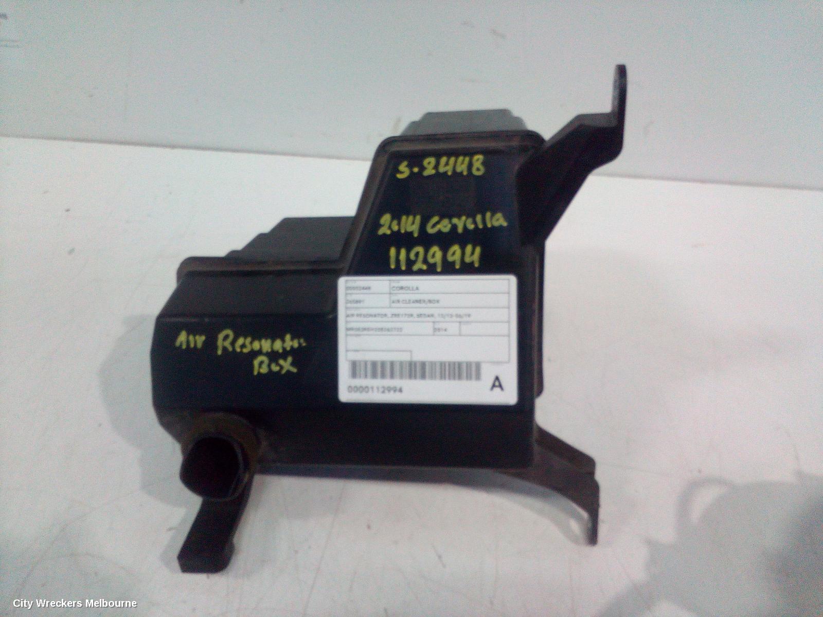 TOYOTA COROLLA AIR CLEANER/BOX, AIR RESONATOR, ZRE172R, SEDAN, 12/2013 - 06/2019 - Image 2