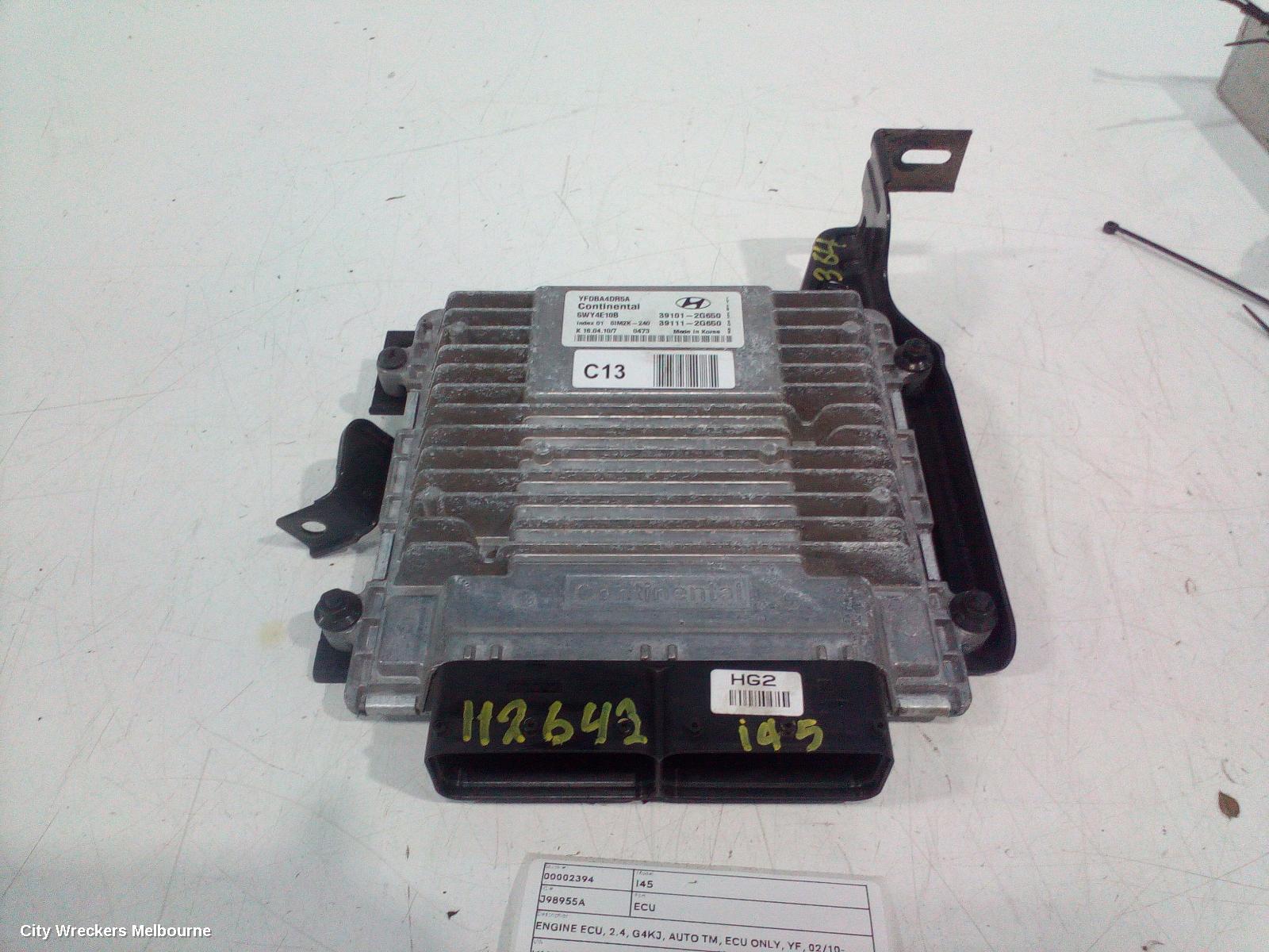 HYUNDAI I45 ECU, ENGINE ECU, 2.4, G4KJ, AUTO TM, ECU ONLY, YF, 02/2010 - 04/2014 - Image 1