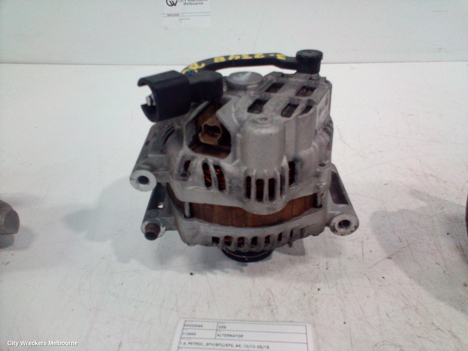 PEUGEOT 208 ALTERNATOR, 1.6, PETROL, 5FV/5FU/5FS, A9, 10/2012 - 05/2015 - Image 2