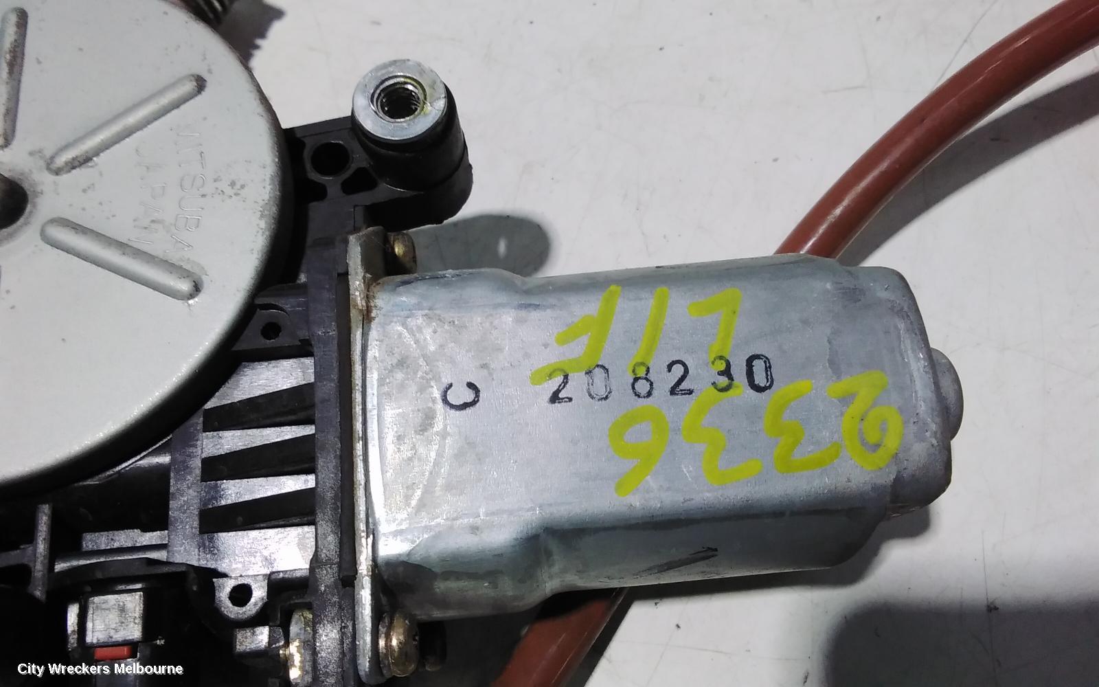 HONDA CIVIC LEFT FRONT WINDOW REG/MOTOR, 7TH GEN, POWER, SEDAN, 11/2000 - 12/2005 - Image 3