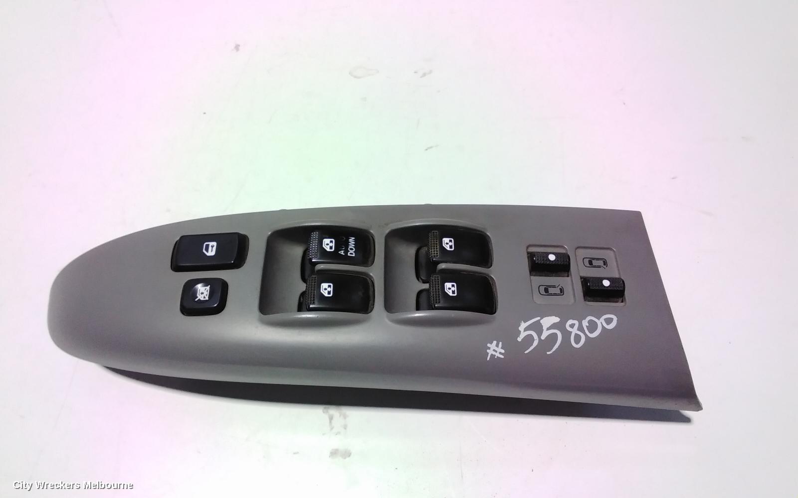 KIA CARNIVAL/GRAND CARNIVAL PWR DR WIND SWITCH, RH FRONT (MASTER SWITCH), NON POWER SLIDE REAR DOORS TYPE, VQ, 01/2006 - 12/2014 - Image 1