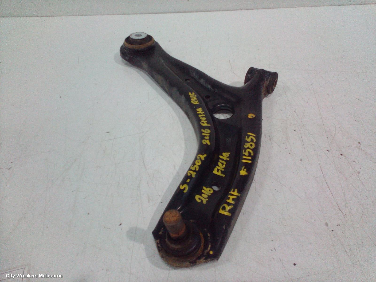FORD FIESTA RIGHT FRONT LOWER CONTROL ARM, WT-WZ, SEDAN/HATCH, 10/2010 - 12/2019 - Image 2