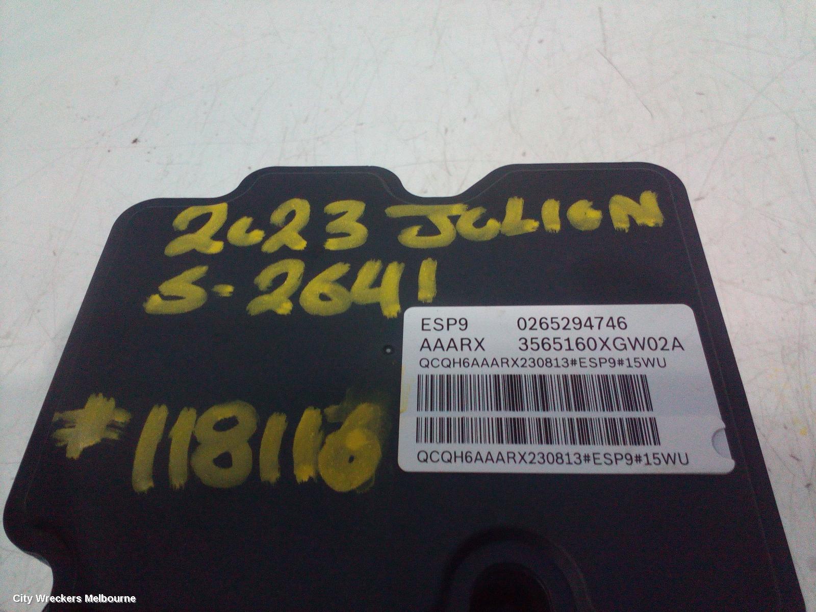 HAVAL JOLION ABS PUMP/MODULATOR, A01, 02/2021 ONWARDS - Image 2