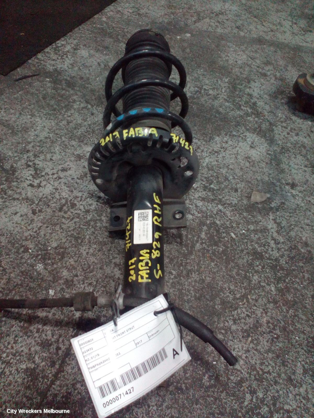 SKODA FABIA RIGHT FRONT STRUT, NJ, HATCH/WAGON, 01/2015 ONWARDS - Image 2