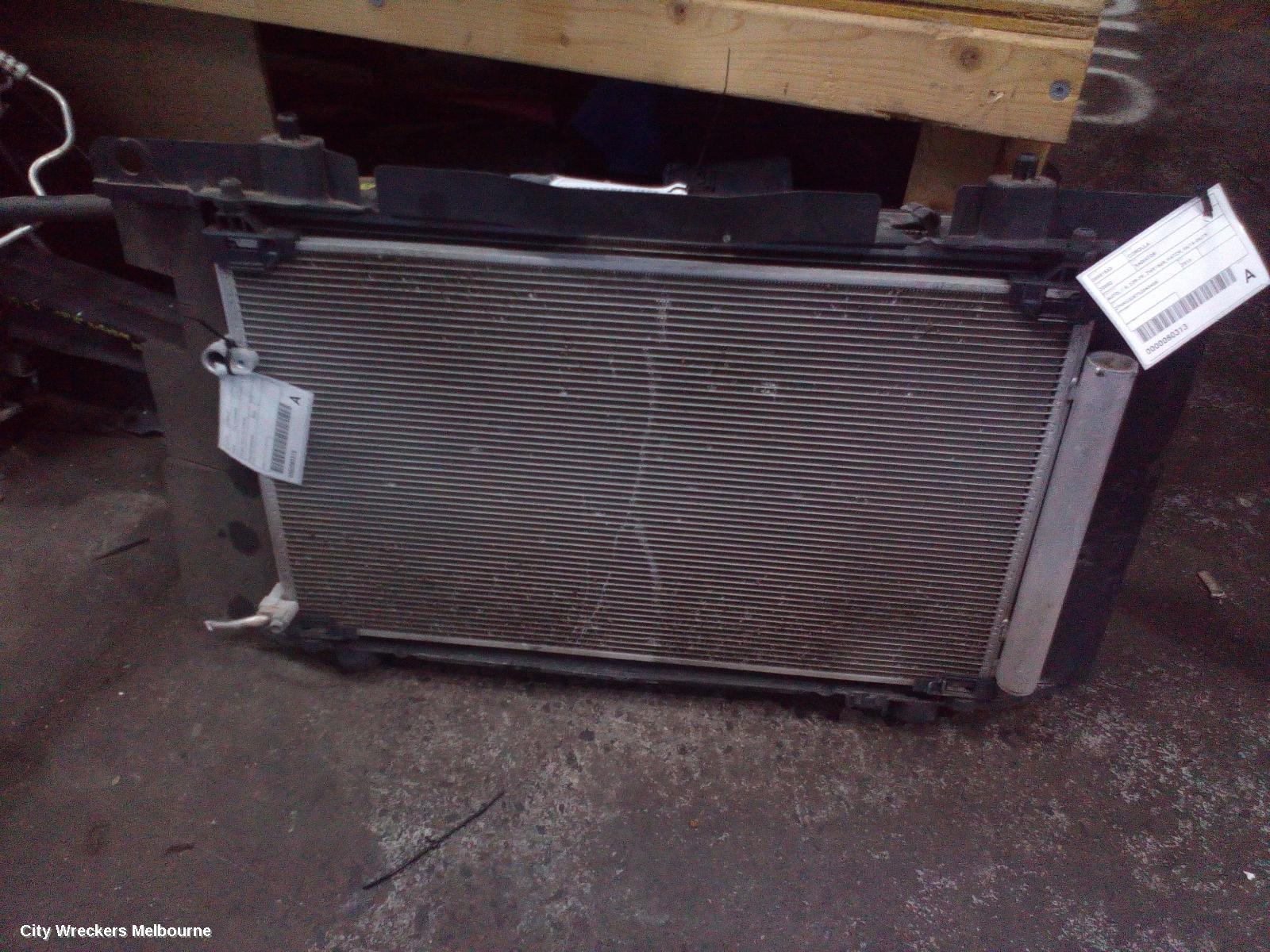 TOYOTA COROLLA RADIATOR, AUTO, 1.8, 2ZR-FE, ZWE186R, HATCH, 06/2016 - 06/2018 - Image 1