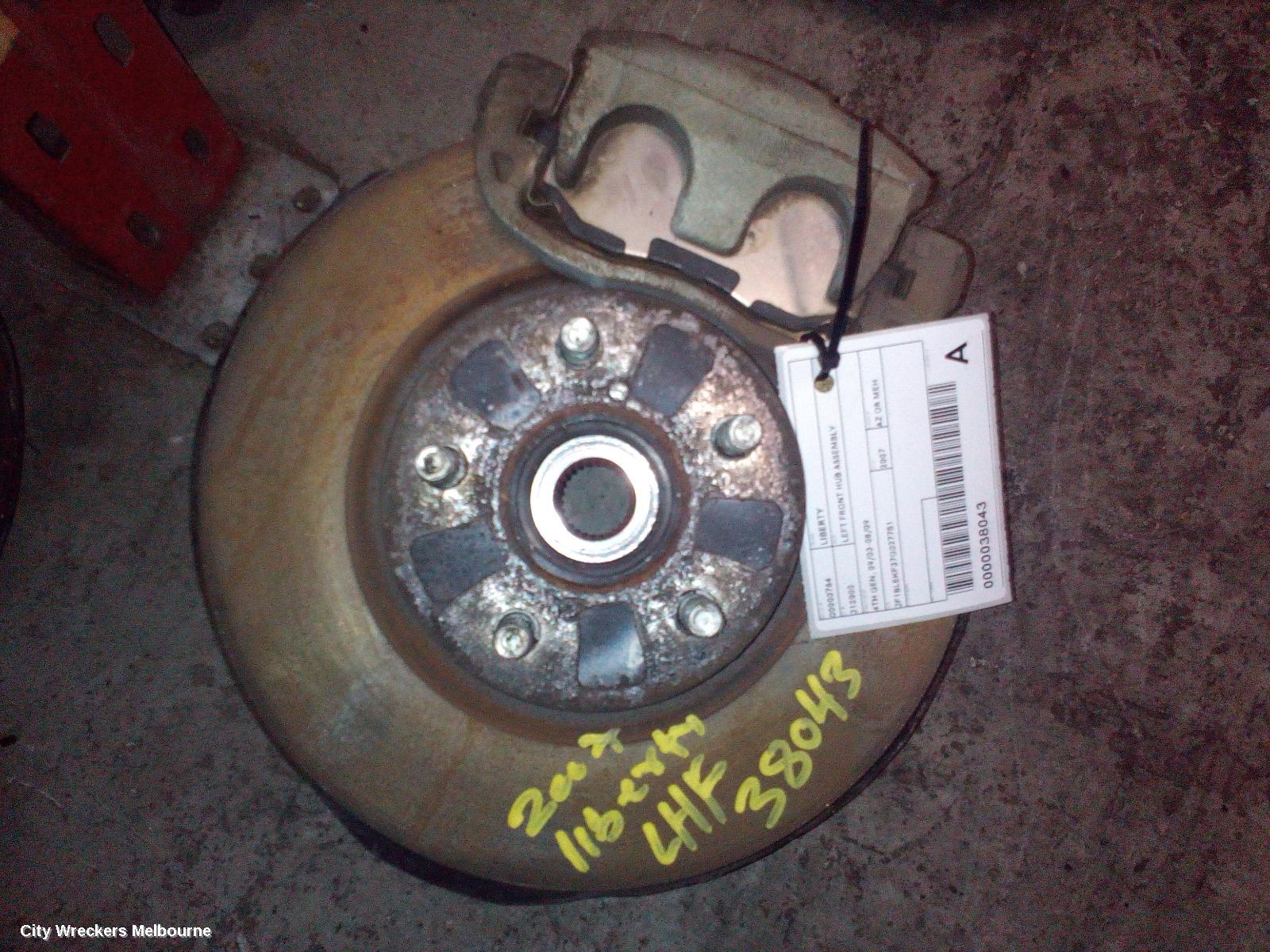 SUBARU LIBERTY LEFT FRONT HUB ASSEMBLY, 4TH GEN, 09/2003 - 08/2009 - Image 1