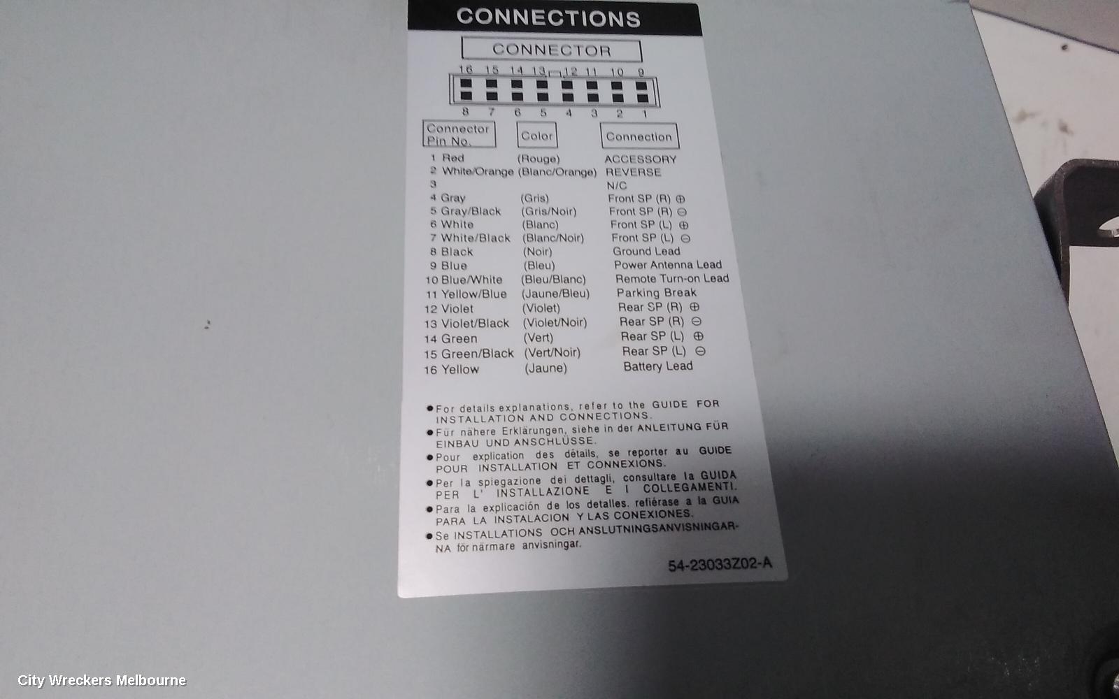 MITSUBISHI OUTLANDER RADIO/CD/DVD/SAT/TV, AFTERMARKET, ZJ, 10/2012 - 03/2015 - Image 3