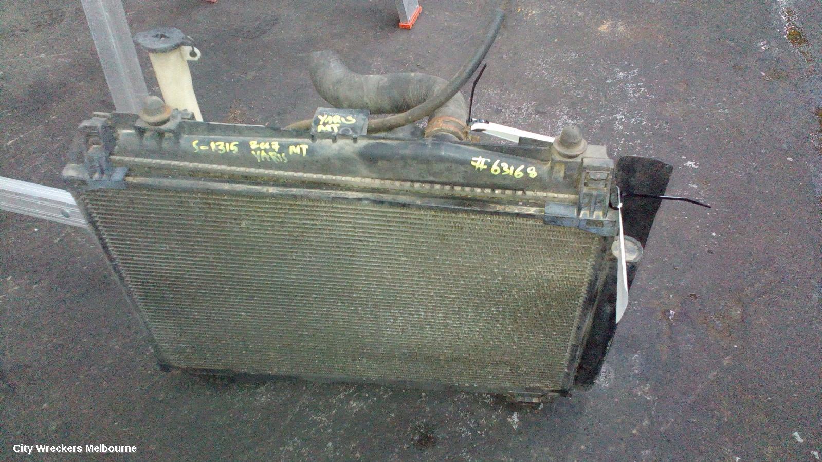 TOYOTA YARIS RADIATOR, MANUAL, 1.3/1.5, NCP9#-NCP13#, 10/2005 - 06/2016 (AUS ONLY) - Image 1