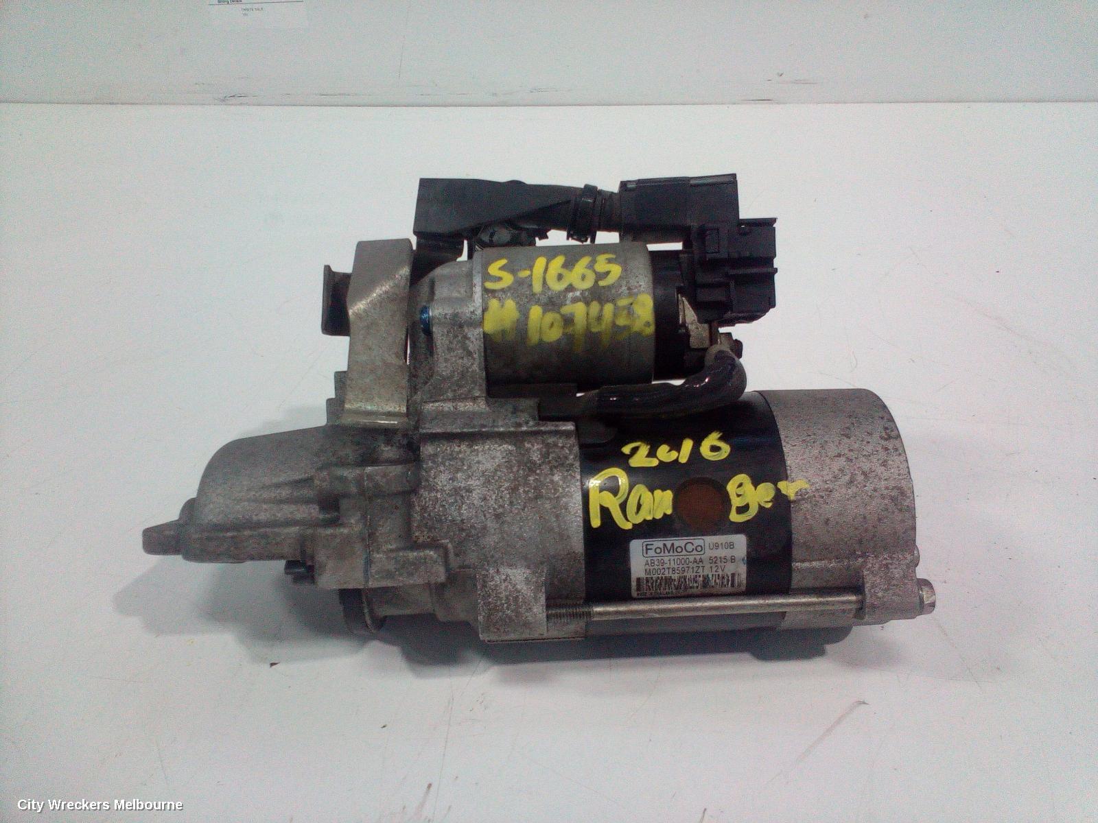 FORD RANGER STARTER, DIESEL, 2.2, STANDARD ELECTRIC TYPE, PX SERIES 2-3, 06/2015 ONWARDS - Image 1