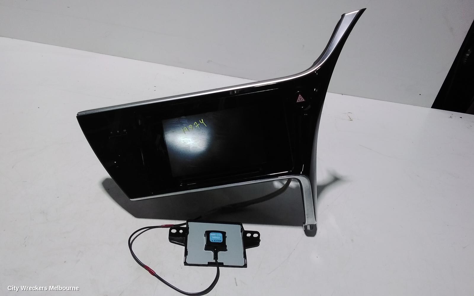 TOYOTA COROLLA RADIO/CD/DVD/SAT/TV, 7IN TOUCHSCREEN (P/N ON FACE 100522), ZRE182R, HATCH, 03/2015 - 06/2018 - Image 3