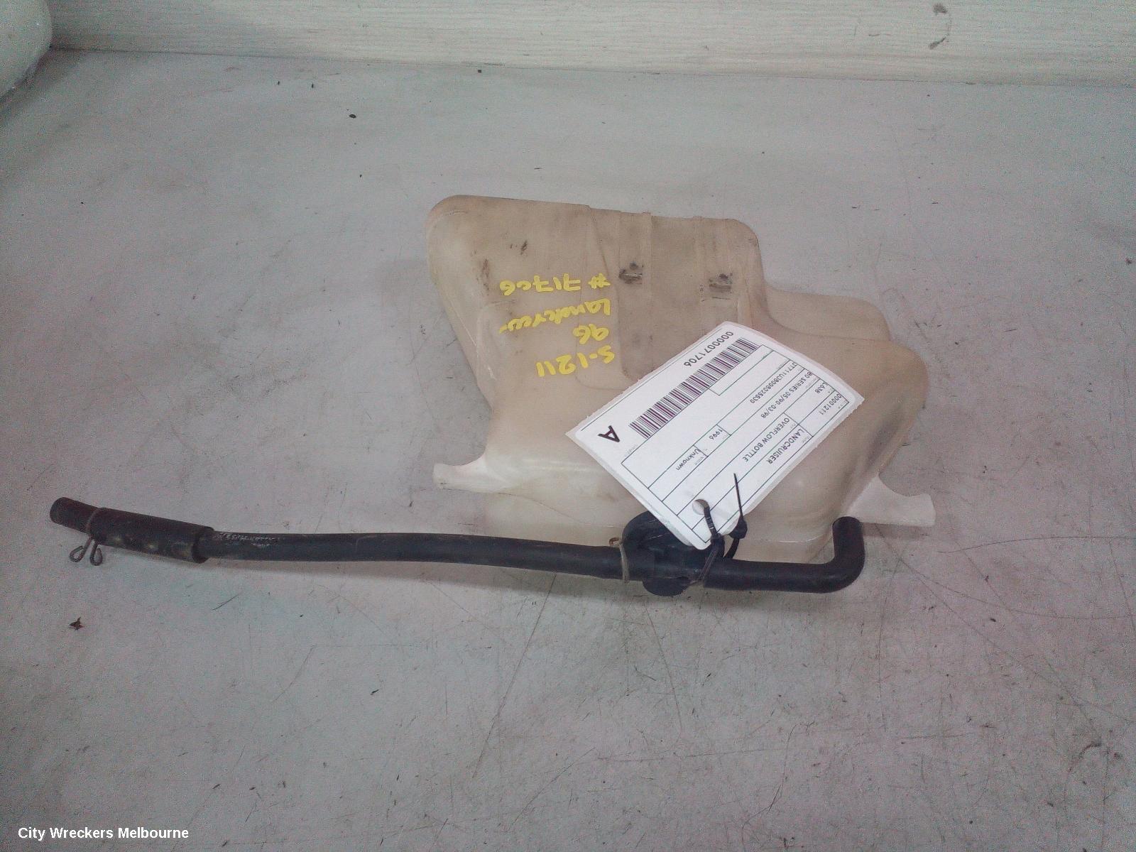 TOYOTA LANDCRUISER OVERFLOW BOTTLE, 80 SERIES, SUIT ALL ENGINE TYPES, 05/1990 - 03/1998 - Image 2