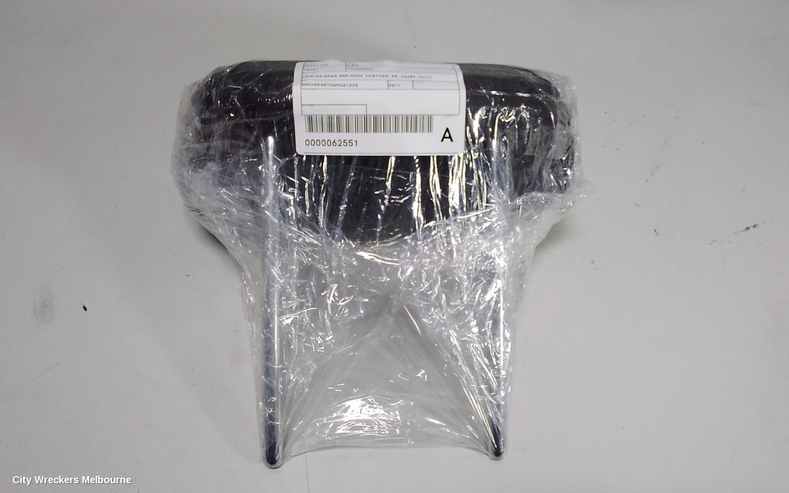 HONDA CRV HEADREST, CENTRE REAR 2ND ROW, LEATHER, RE, 03/2007 - 10/2012 - Image 3