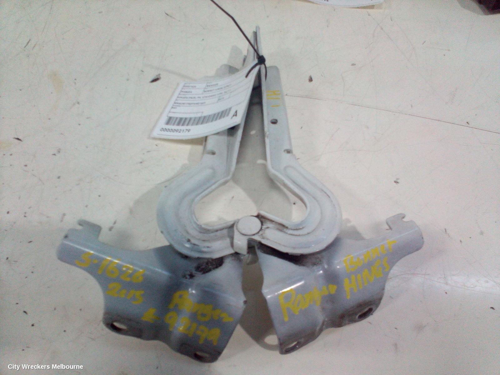 FORD RANGER BONNET HINGE/STRUT, HINGES (PAIR), PX, STANDARD TYPE, 06/2011 ONWARDS - Image 3