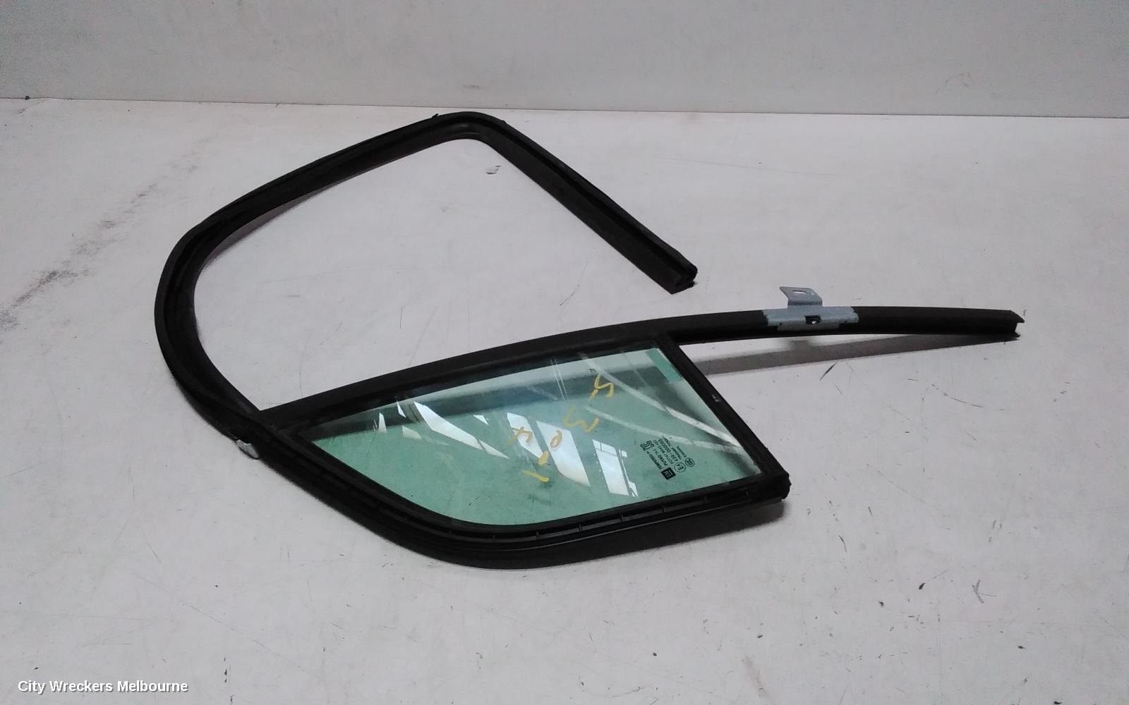 HOLDEN TRAX LEFT FRONT 1/4 DOOR GLASS, TJ SERIES, 08/2013 - 12/2020 - Image 1