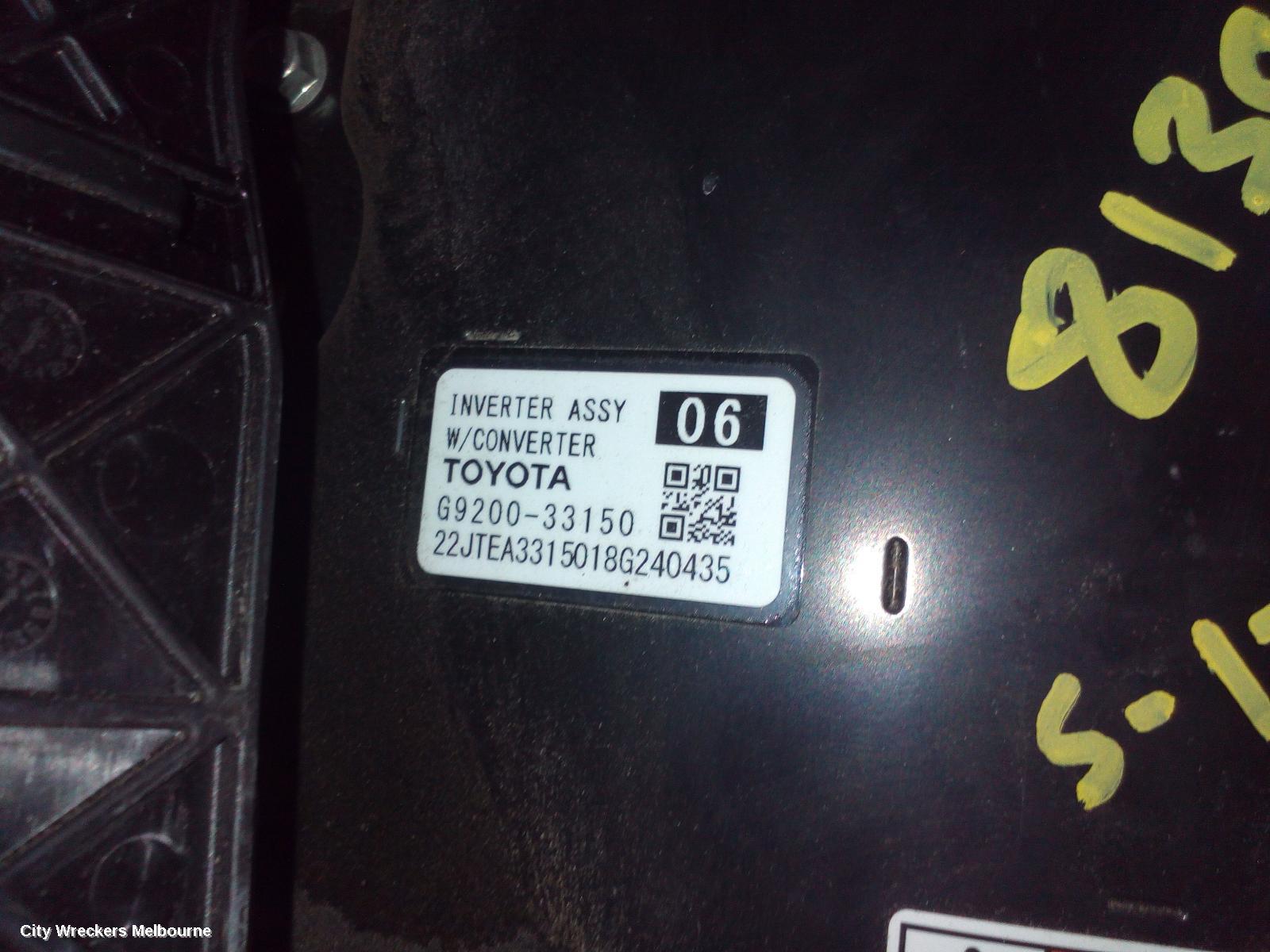 TOYOTA CAMRY INVERTER, HYBRID INVERTER, AXVH71, 09/2017 ONWARDS - Image 2