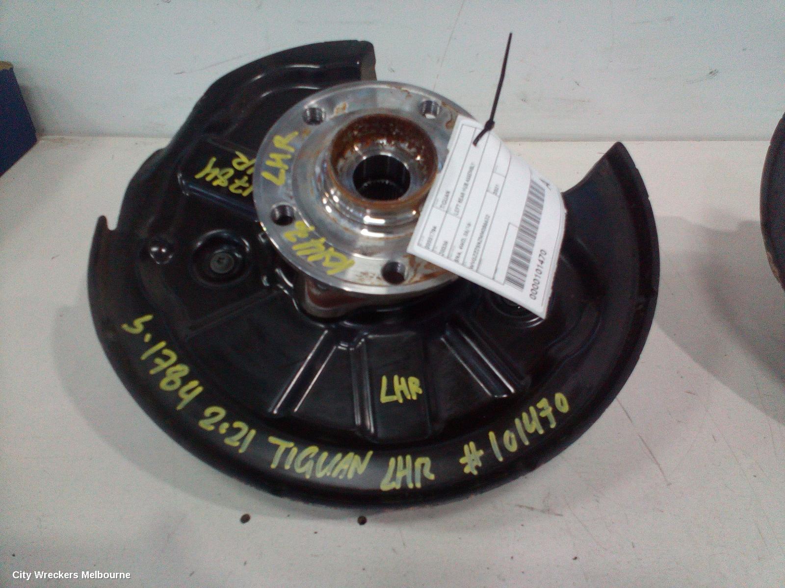 VOLKSWAGEN TIGUAN LEFT REAR HUB ASSEMBLY, 5NA, 4WD, 06/2016 ONWARDS - Image 1
