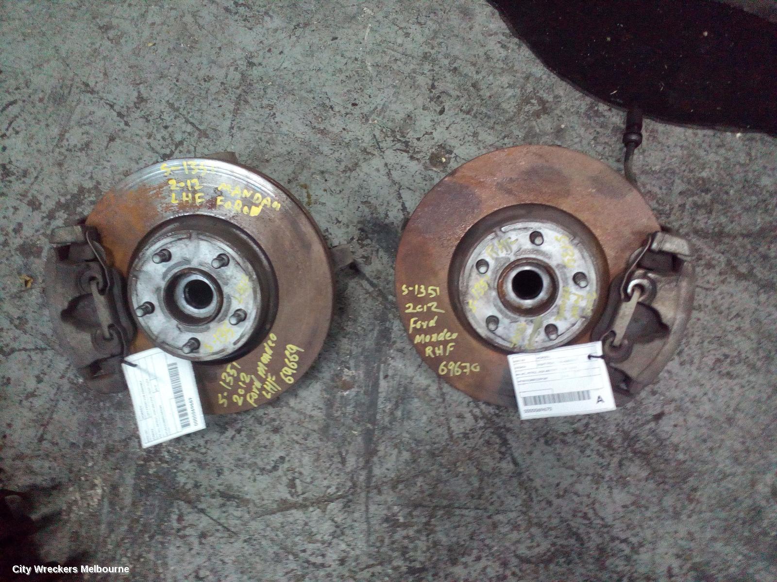 FORD MONDEO RIGHT FRONT HUB ASSEMBLY, MA-MC, PETROL, NON ABS TYPE, 10/2007 - 12/2014 - Image 2
