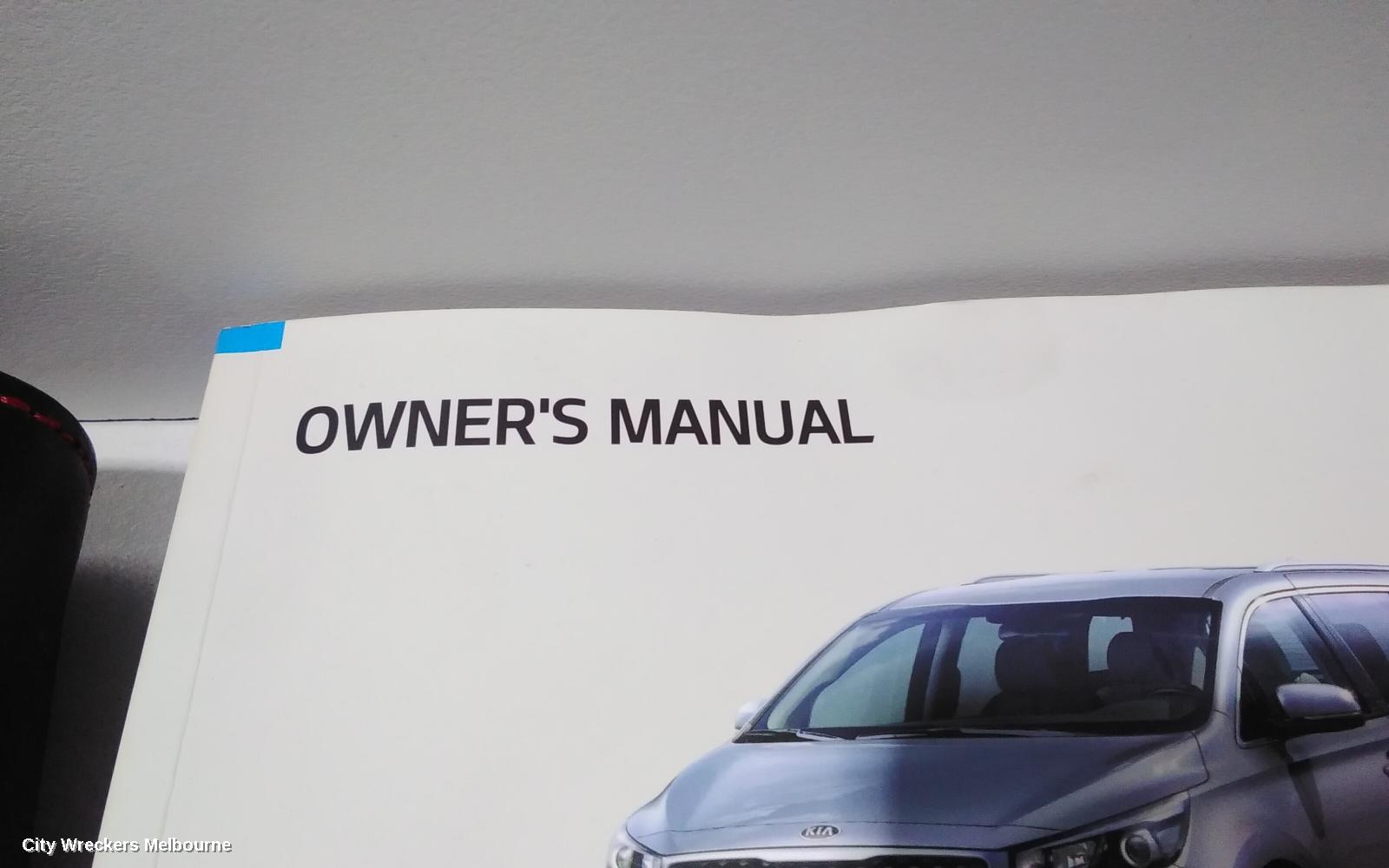 KIA CARNIVAL/GRAND CARNIVAL OWNERS HANDBOOK, YP, 01/2015 - 10/2020 - Image 2