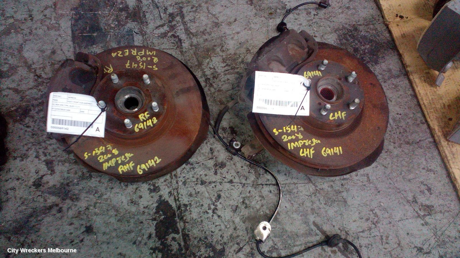 SUBARU IMPREZA LEFT FRONT HUB ASSEMBLY, G3, NON WRX TYPE, 04/2007 - 11/2011 - Image 2