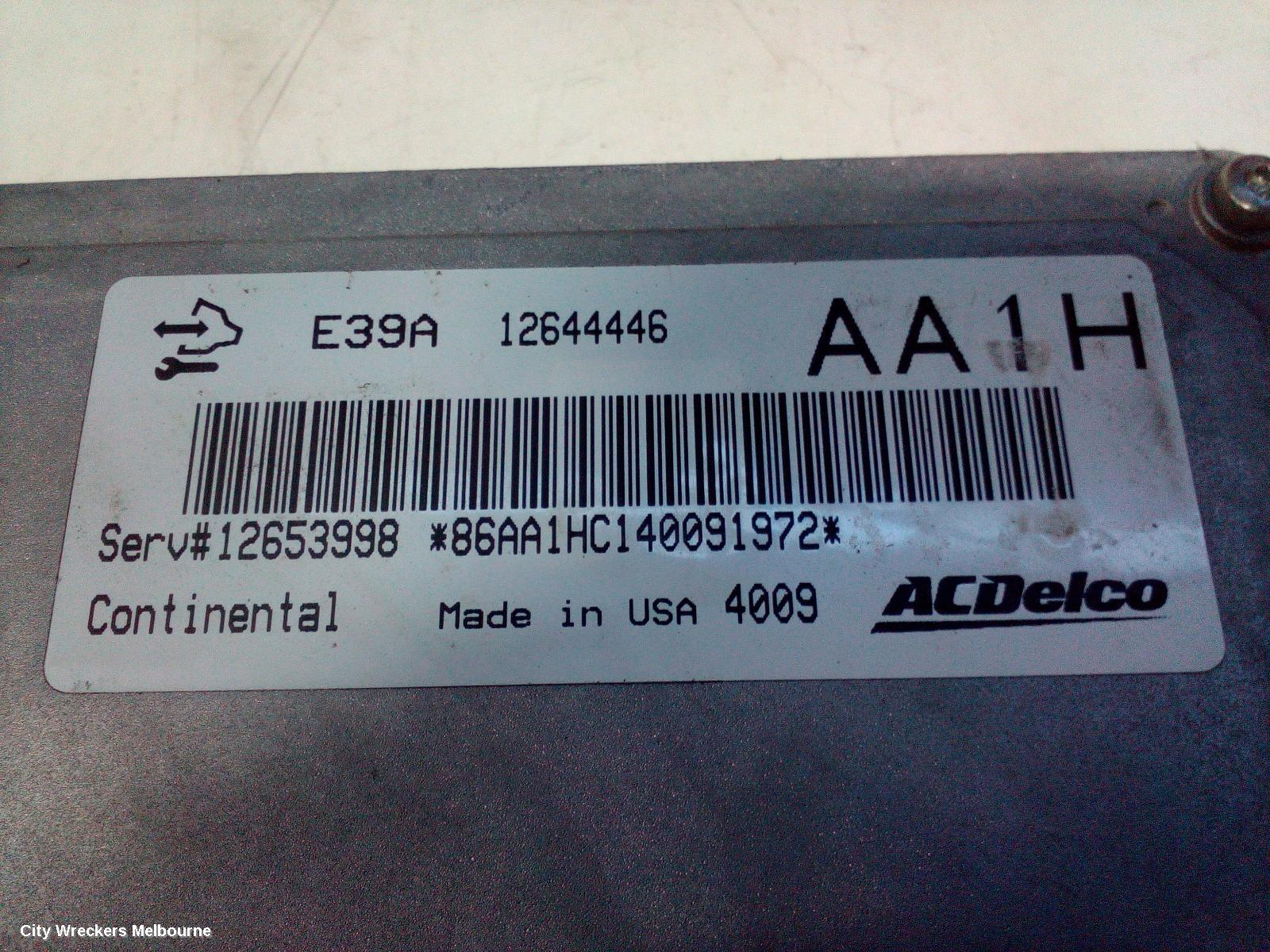 HOLDEN COMMODORE ECU, ENGINE ECU, V6, ECU ONLY, VF, 05/2013 - 12/2017 - Image 1