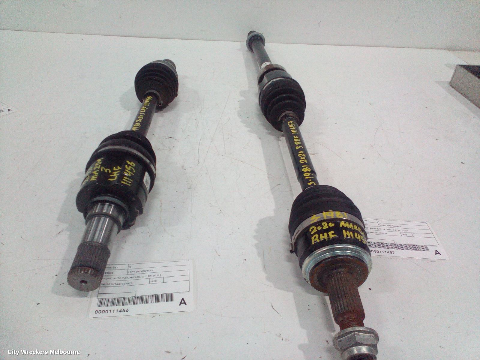 MAZDA 3 RIGHT DRIVESHAFT, FRONT, AUTO T/M, PETROL, 2.0, BP, 03/2019 ONWARDS - Image 3