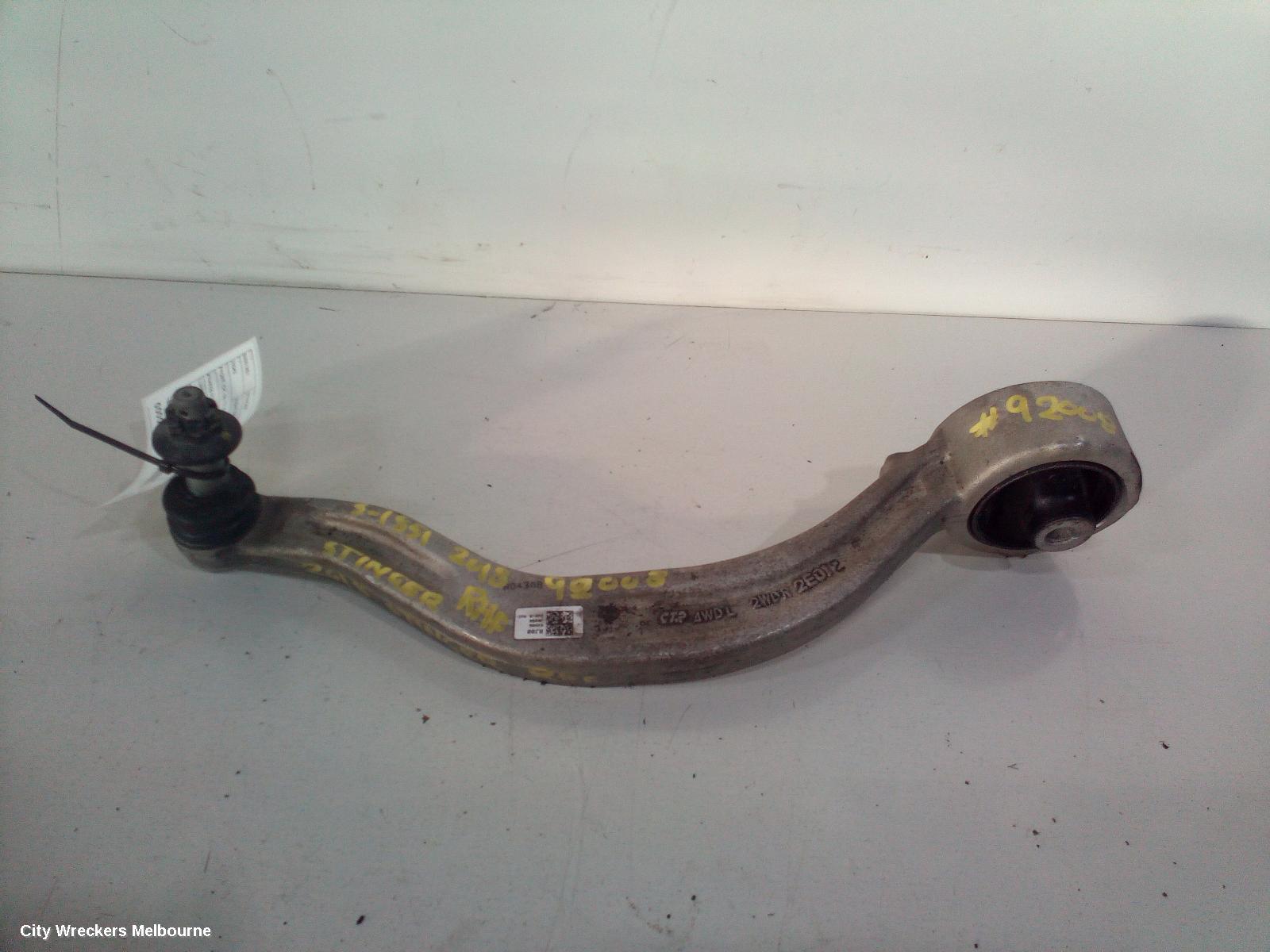 KIA STINGER RIGHT FRONT LOWER CONTROL ARM, FRONT, CK, 06/2017 - 04/2019 - Image 3