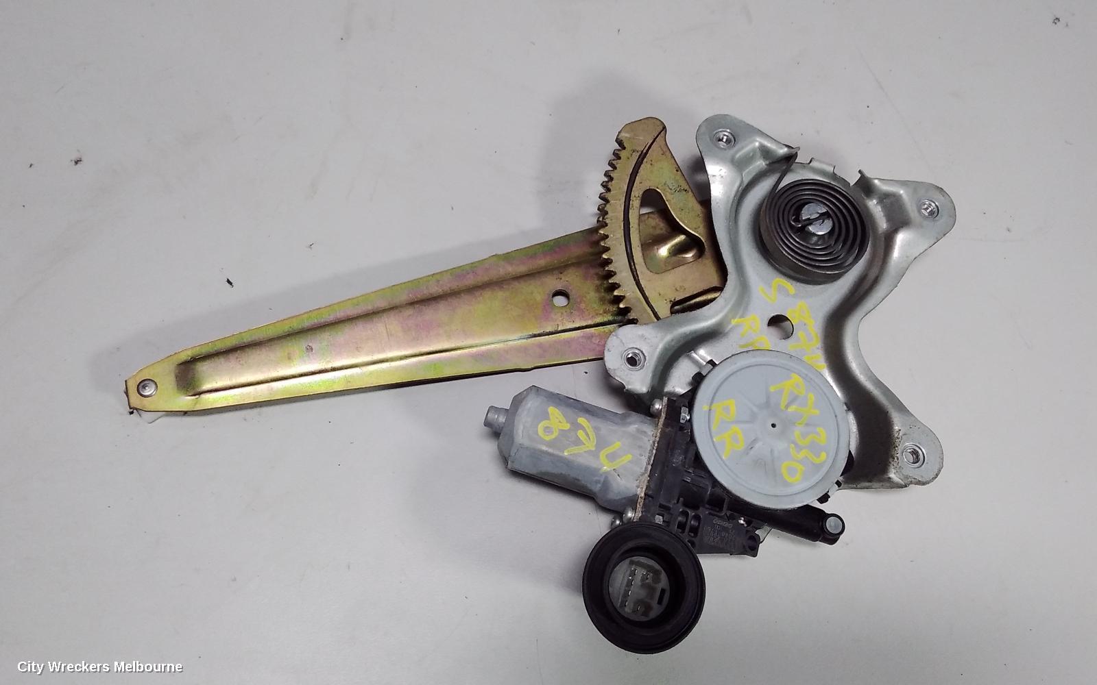 LEXUS RX SERIES RIGHT REAR WND REG/MOTOR, MCU3#, 04/2003 - 11/2005 - Image 1