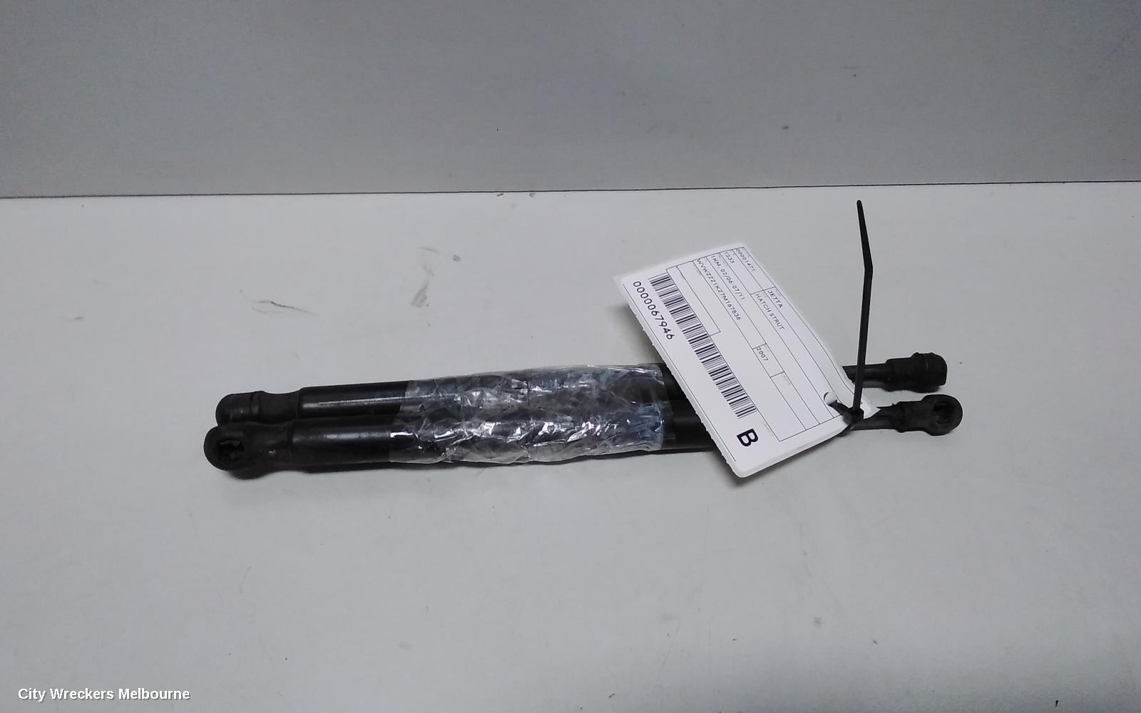 VOLKSWAGEN JETTA HATCH STRUT, 1KM, BOOTLID STRUTS (PAIR), 02/2006 - 07/2011 - Image 1