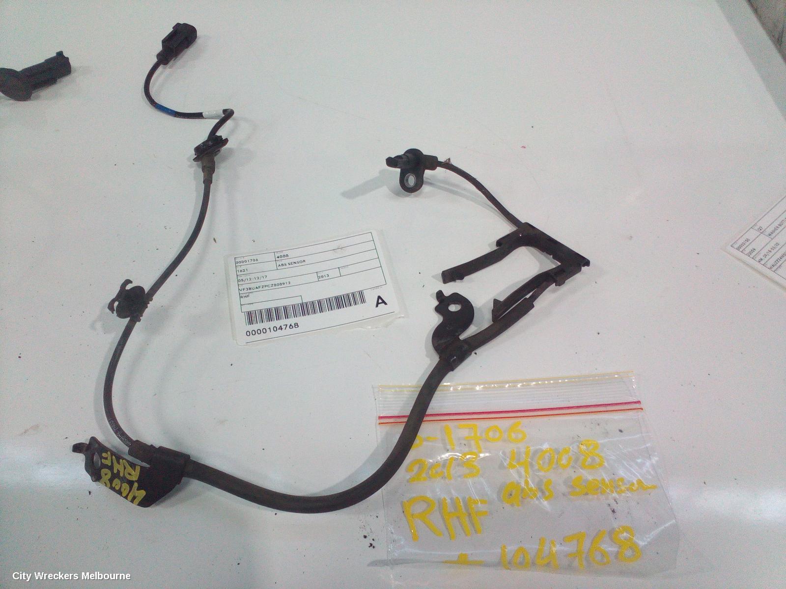 PEUGEOT 4008 ABS SENSOR, 05/2012 - 12/2017 - Image 3
