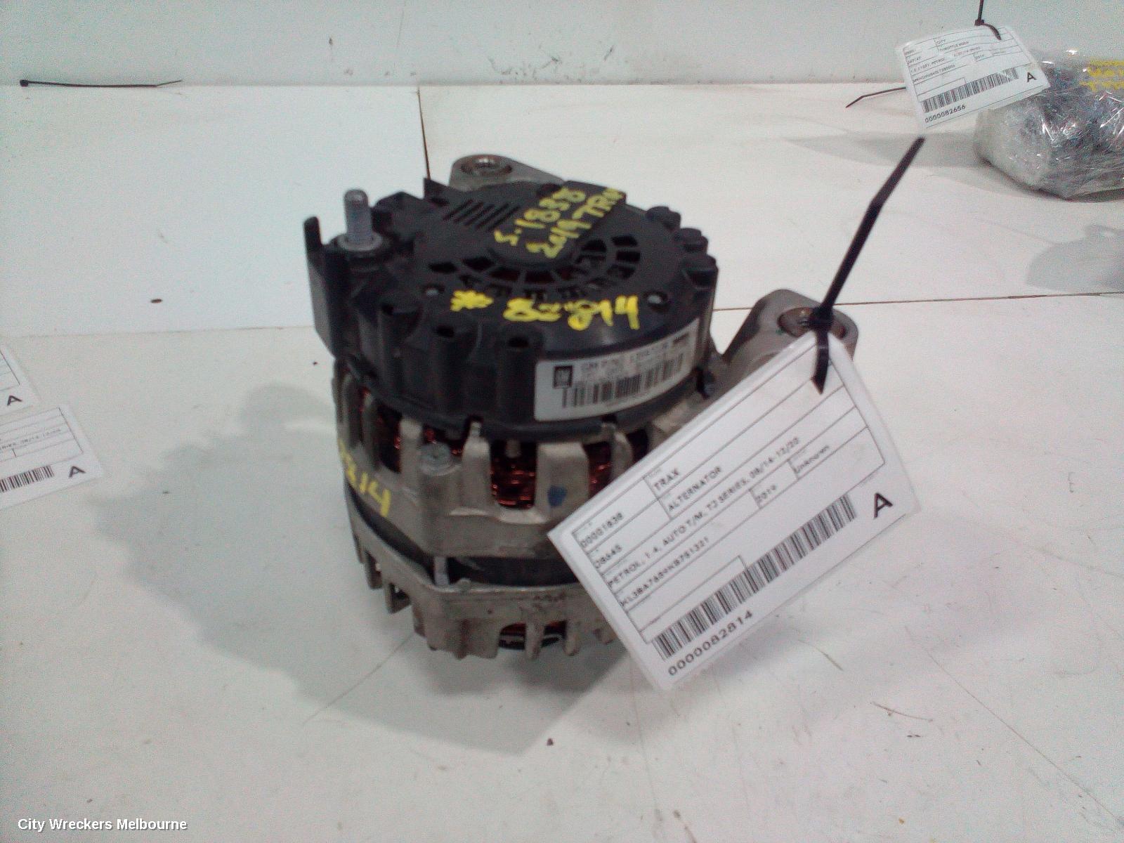 HOLDEN TRAX ALTERNATOR, PETROL, 1.4, AUTO T/M, TJ SERIES, 08/2014 - 12/2020 - Image 2