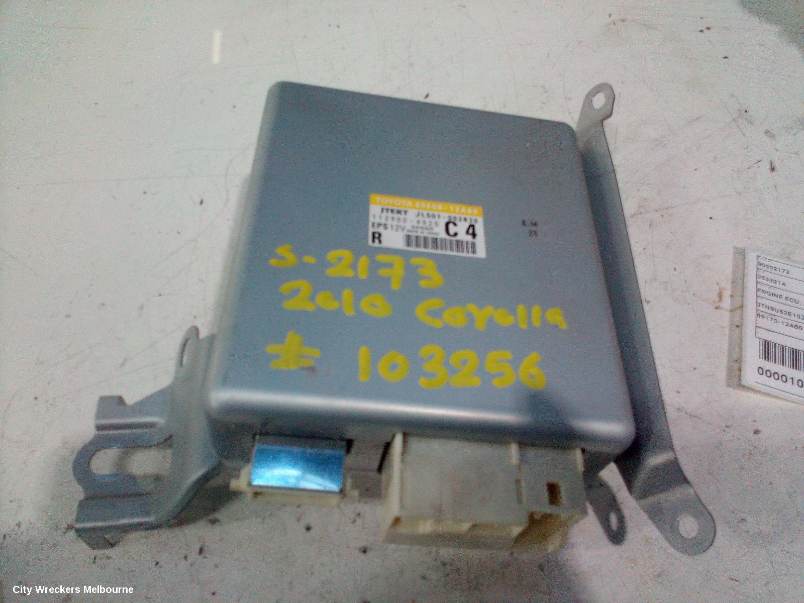 TOYOTA COROLLA ECU, ENGINE ECU, AUTO T/M, 89661-12K81, ECU ONLY, ZRE152/20153R, 03/2007 - 10/2013 - Image 3