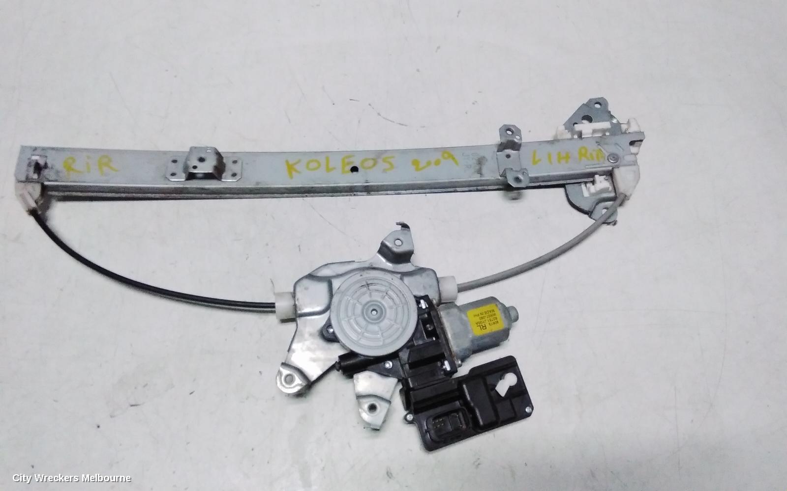 RENAULT KALEOS LEFT REAR WND REG/MOTOR, H45, DOOR REG ASSY (REG AND MOTOR), 09/2008 - 04/2016 - Image 1