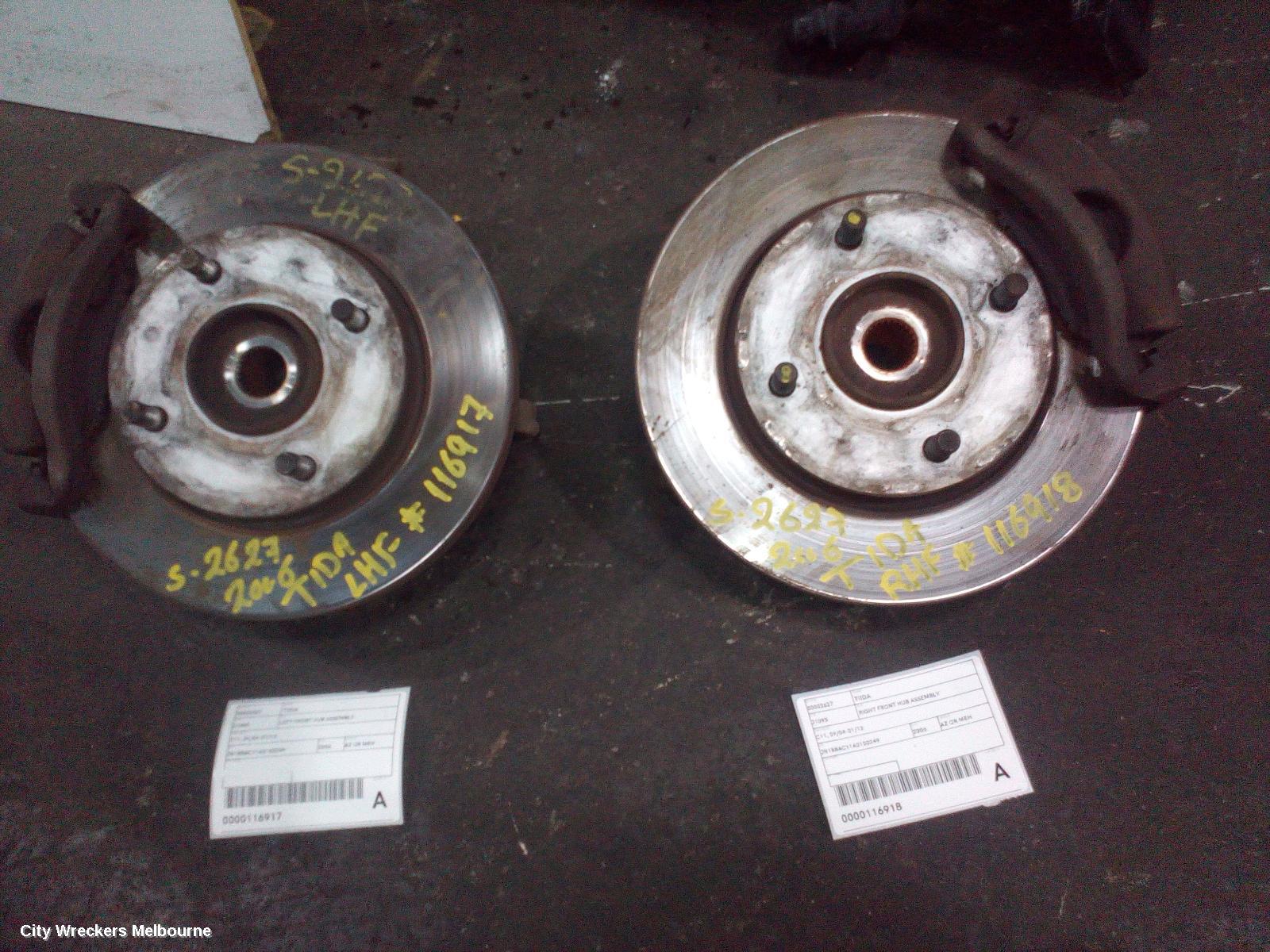 NISSAN TIIDA RIGHT FRONT HUB ASSEMBLY, C11, 09/2004 - 01/2013 - Image 3