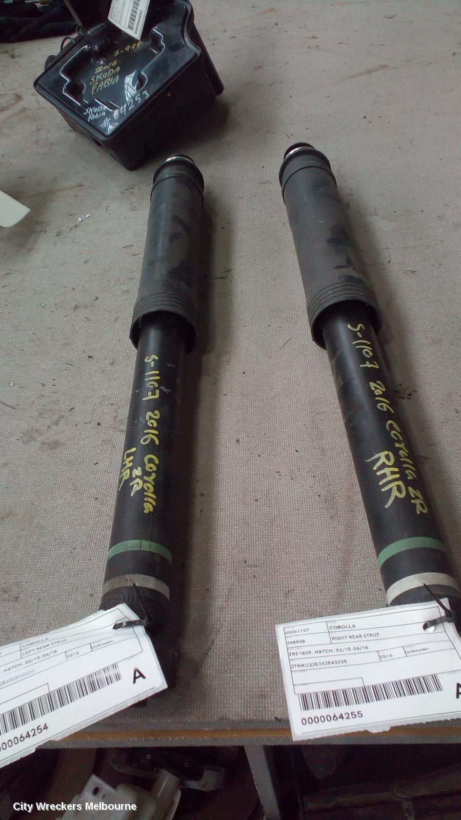 TOYOTA COROLLA LEFT REAR STRUT, ZRE182R, HATCH, 03/2015 - 06/2018 - Image 2