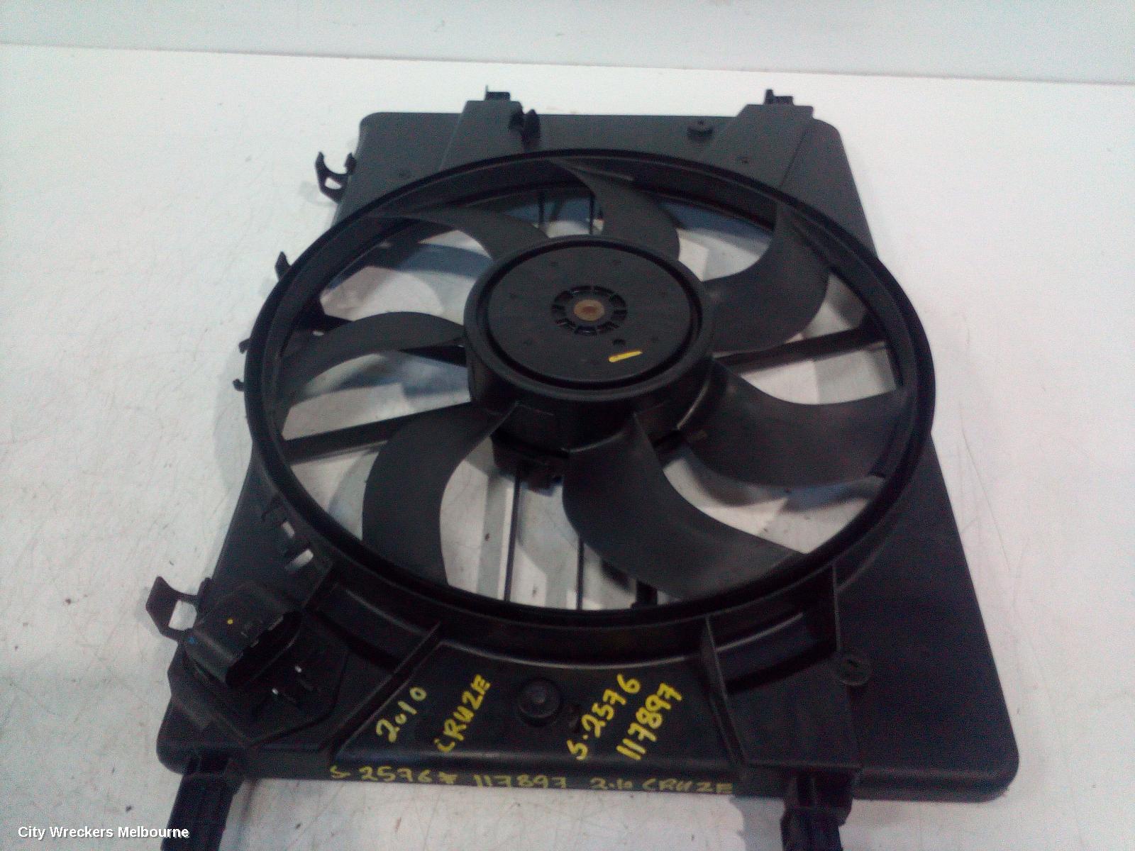 HOLDEN CRUZE FAN, RADIATOR FAN, JG, PETROL, AUTO T/M, 03/2009 - 02/2011 - Image 1