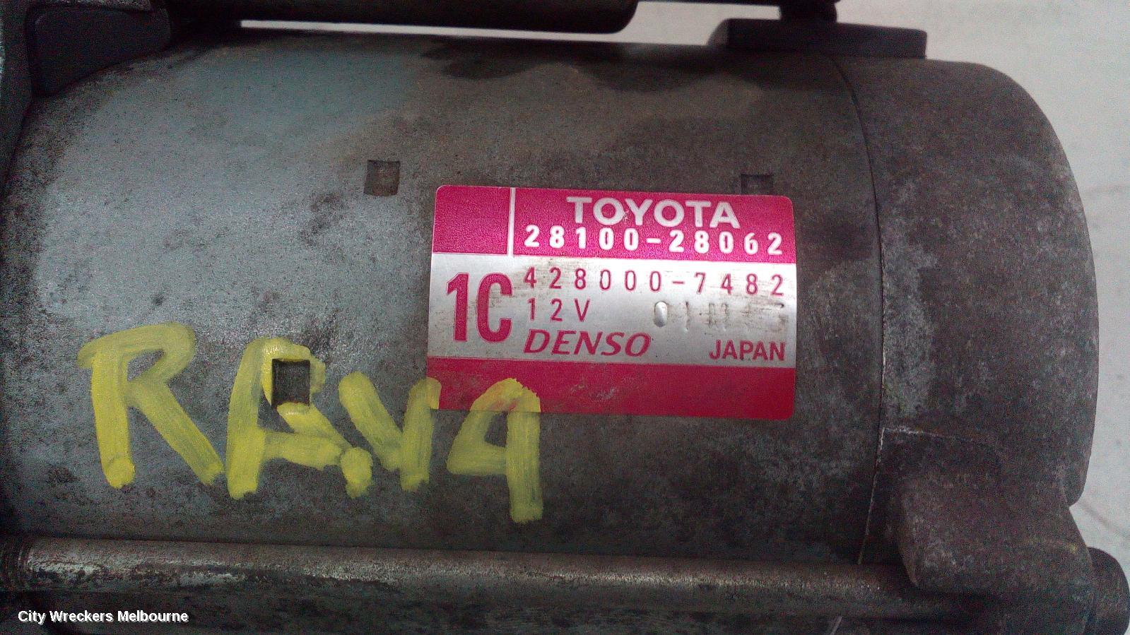 TOYOTA RAV4 STARTER, PETROL, 2.4, 2AZ-FE, ACA33, 08/2008 - 11/2012 - Image 1